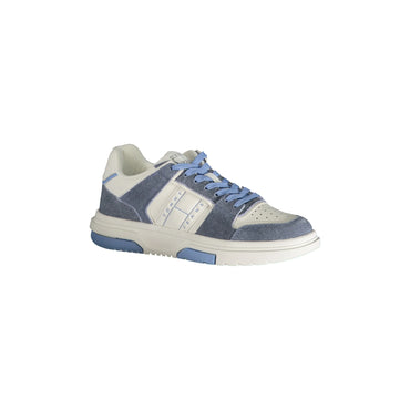 TOMMY HILFIGER Scarpe Sneakers Donna Azzurre con Dettagli a Contrasto - vista 2