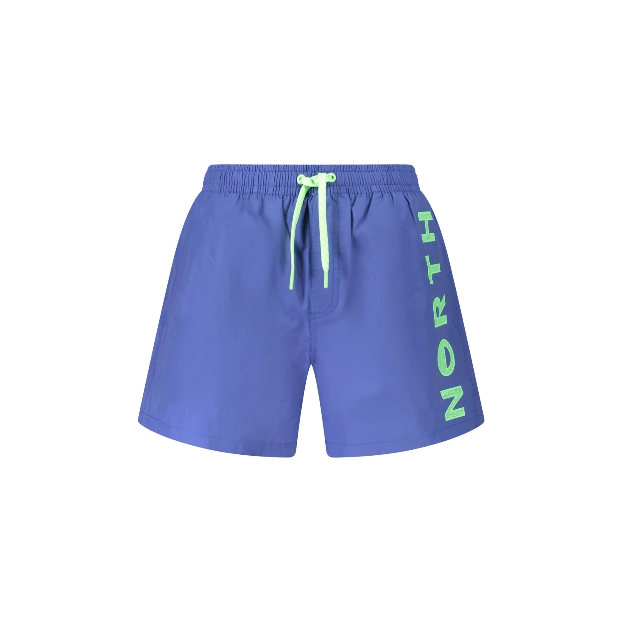 North Sails Costume da Mare Uomo Blu Stampa Logo - foto prodotto