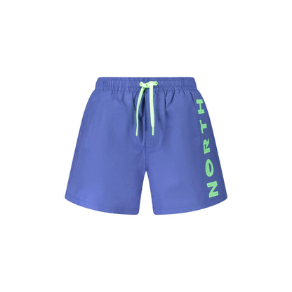 North Sails Costume da Mare Uomo Blu Stampa Logo - foto prodotto