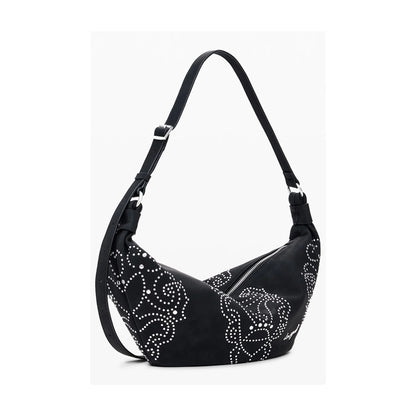 DESIGUAL Borsa Donna a Spalla Nera, Poker Face Munster Borse nero - vista 2