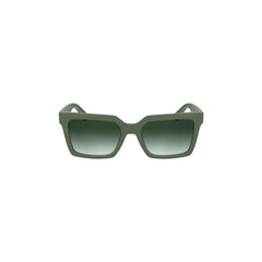 Calvin Klein Zonnebril Dames Groen Vierkante Lens Logo