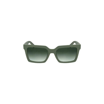 Calvin Klein Occhiali da Sole Donna Verde Lente Quadrata Logo - foto prodotto