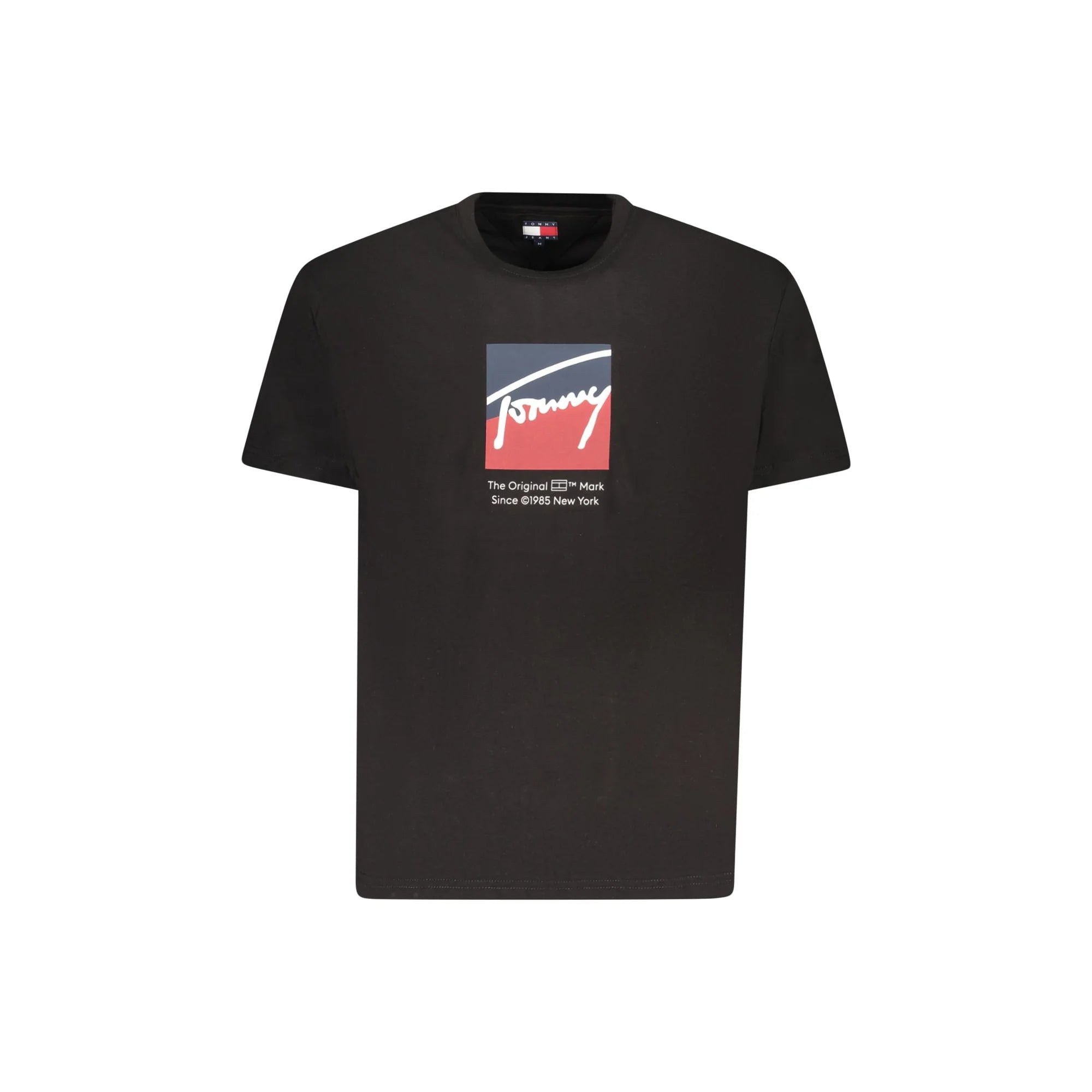 TOMMY HILFIGER T-SHIRT MANICHE CORTE UOMO NERO