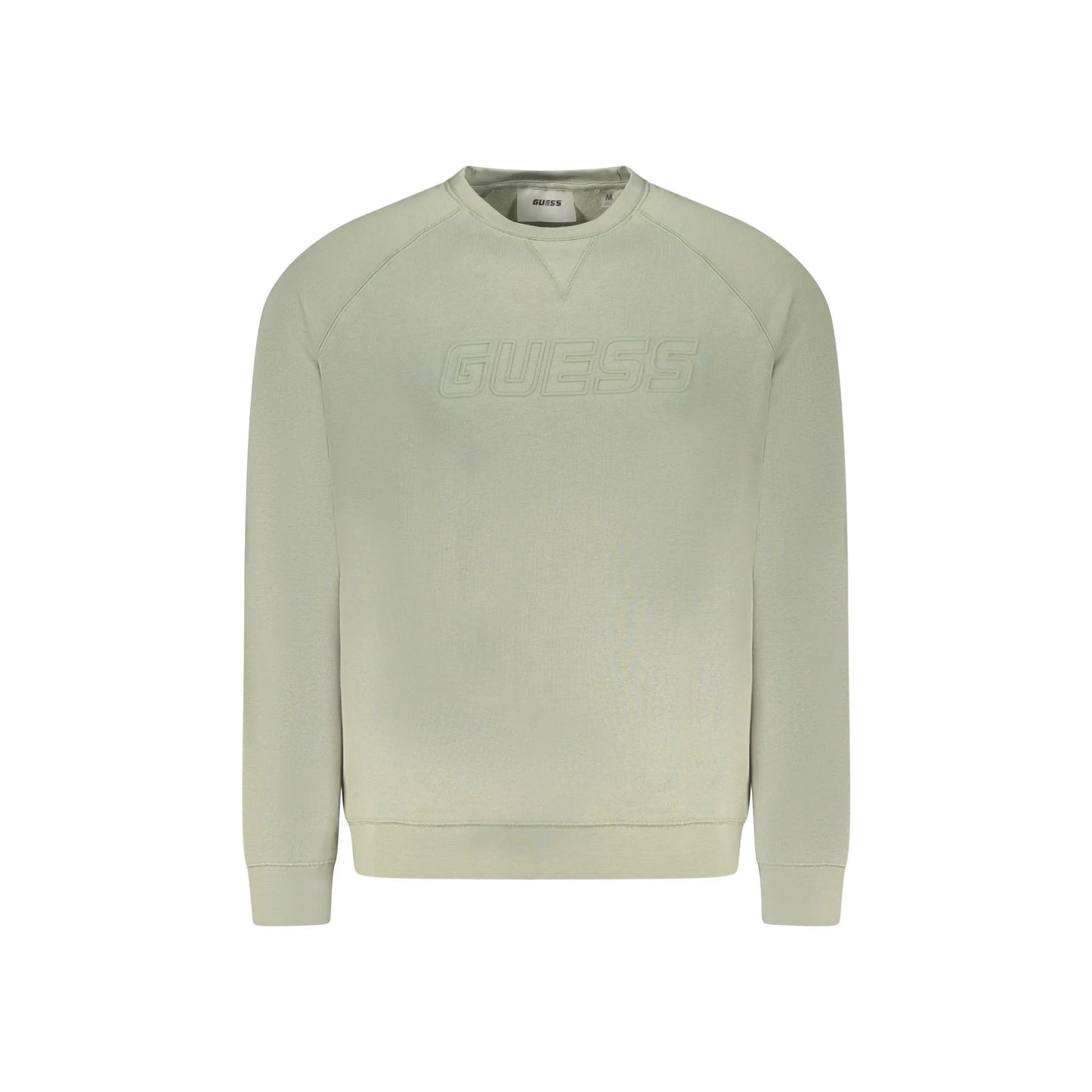 Guess Jeans Felpa Maniche Lunghe Uomo Verdi Stampa Logo Felpe Verde - foto prodotto