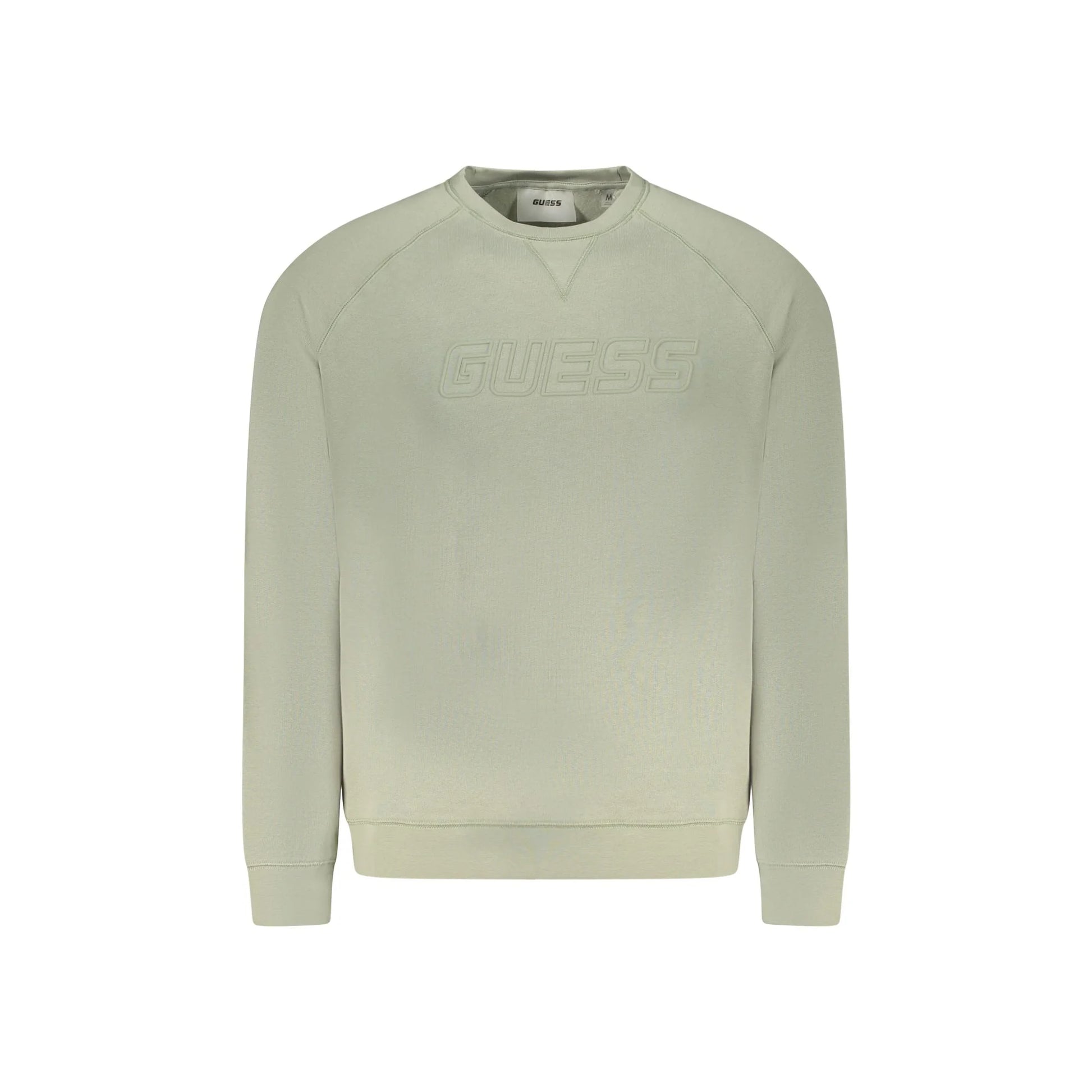 Guess Jeans Felpa Maniche Lunghe Uomo Verdi Stampa Logo Felpe Verde - foto prodotto