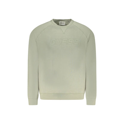 Guess Jeans Felpa Maniche Lunghe Uomo Verdi Stampa Logo Felpe Verde - foto prodotto