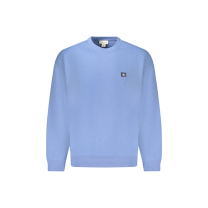 Calvin Klein Felpa Maniche Lunghe Uomo Blu Logo Felpe - foto prodotto