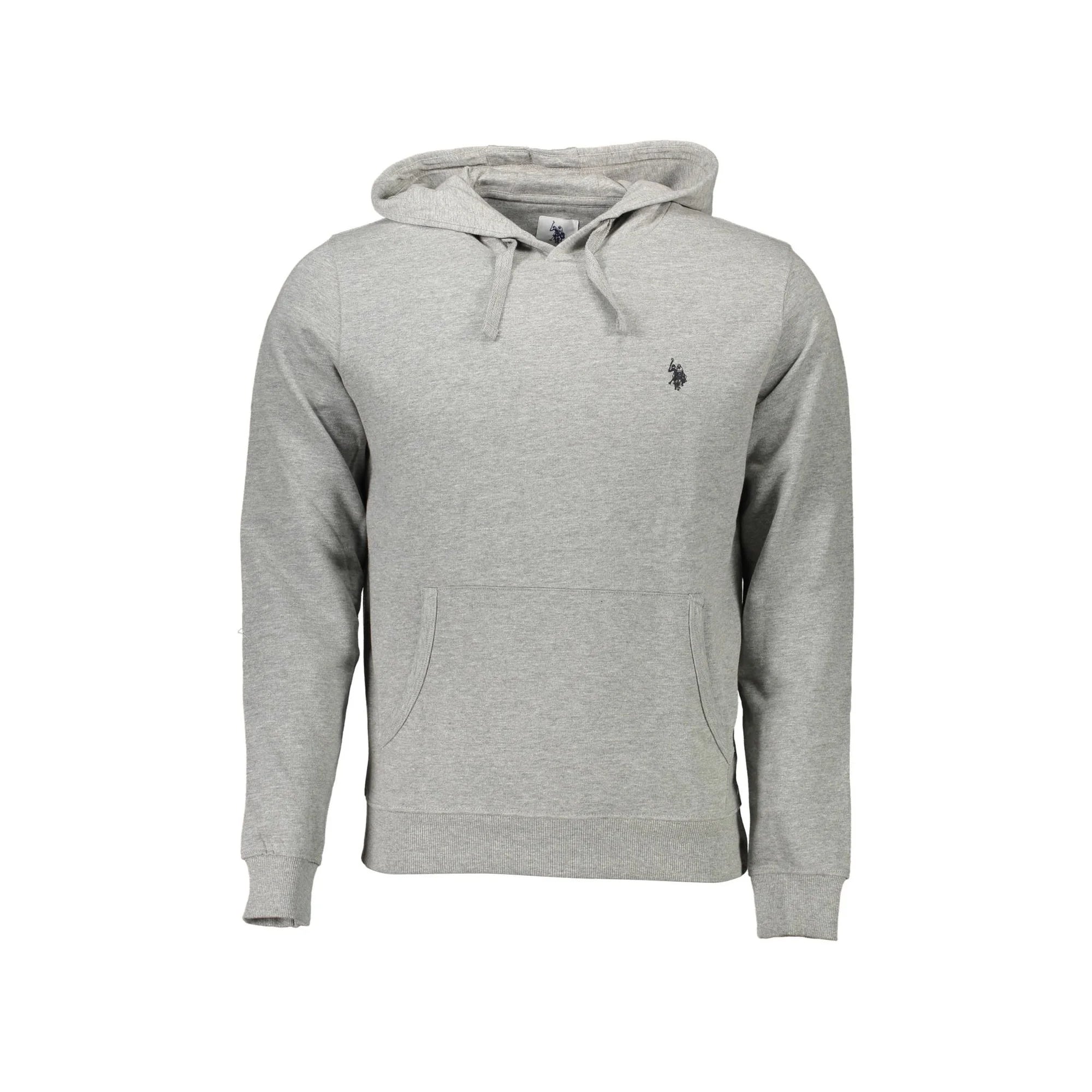 U.S. POLO FELPA SENZA ZIP UOMO GRIGIO