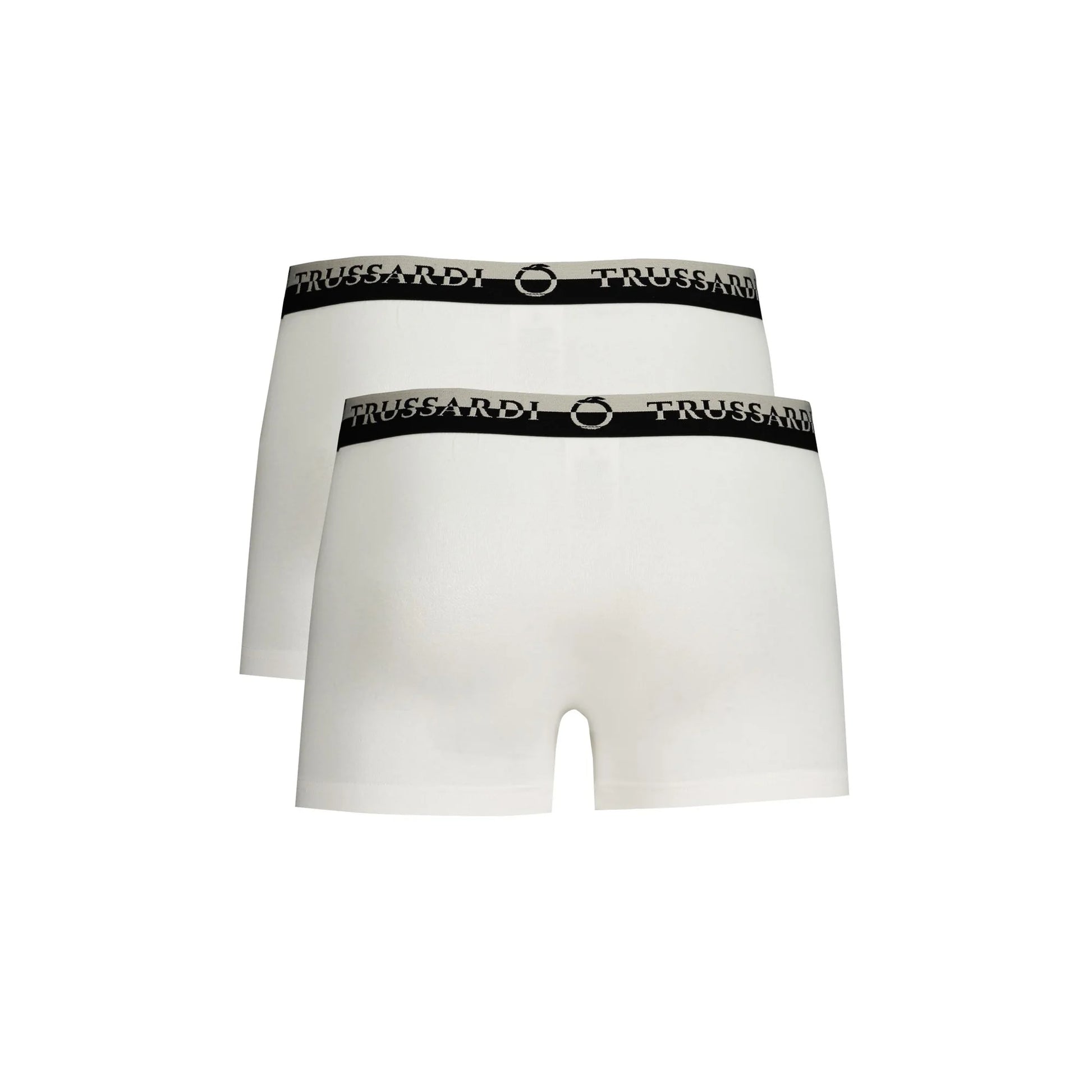 Trussardi Boxer Uomo Bianco Stampa Logo Intimo - vista 2