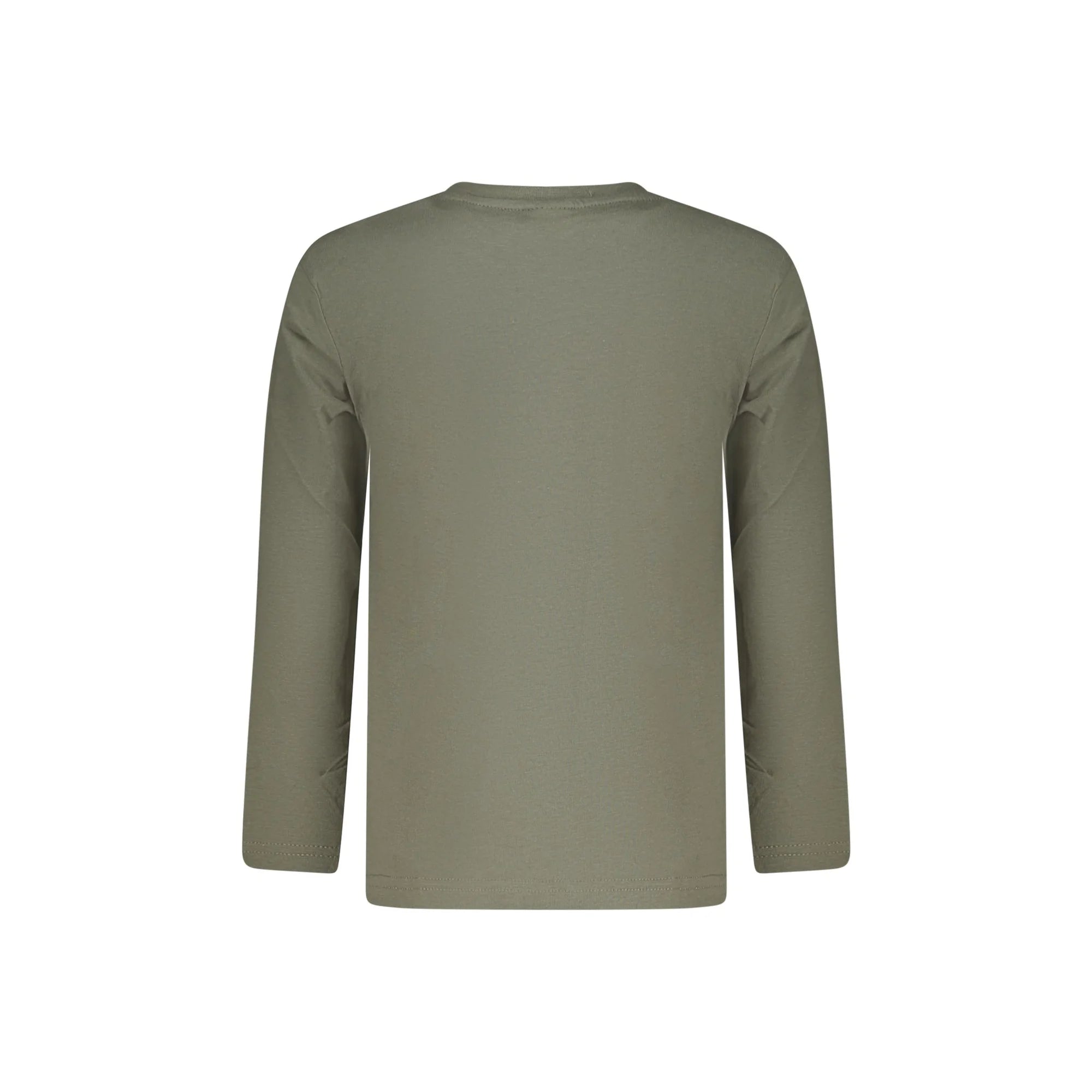 North Sails T-Shirt Maniche Lunghe Unisex Verde Stampa Logo - vista 2