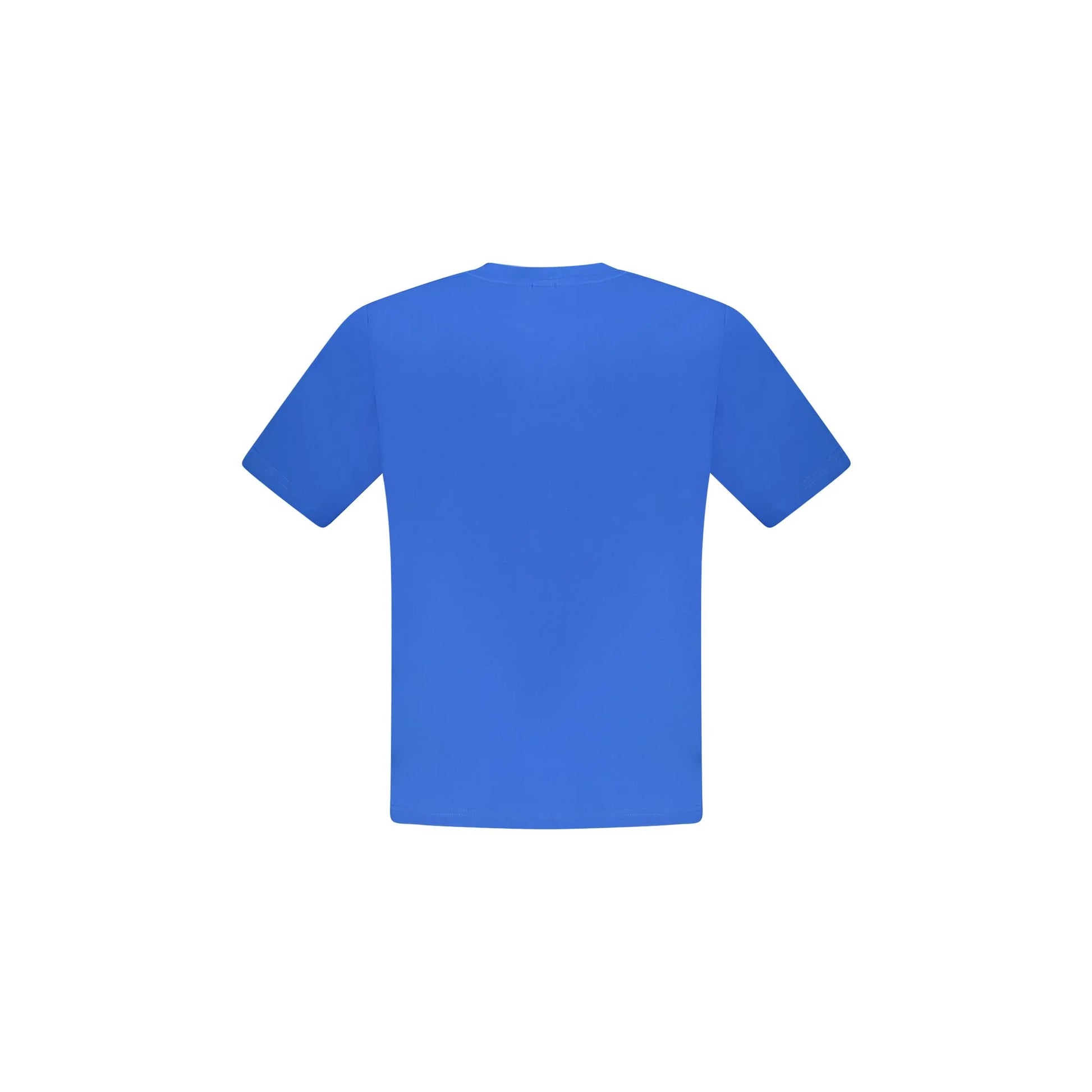 North Sails T-Shirt Uomo Blu Maniche Corte Stampa Logo - vista 2