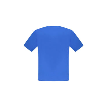 North Sails T-Shirt Uomo Blu Maniche Corte Stampa Logo - vista 2