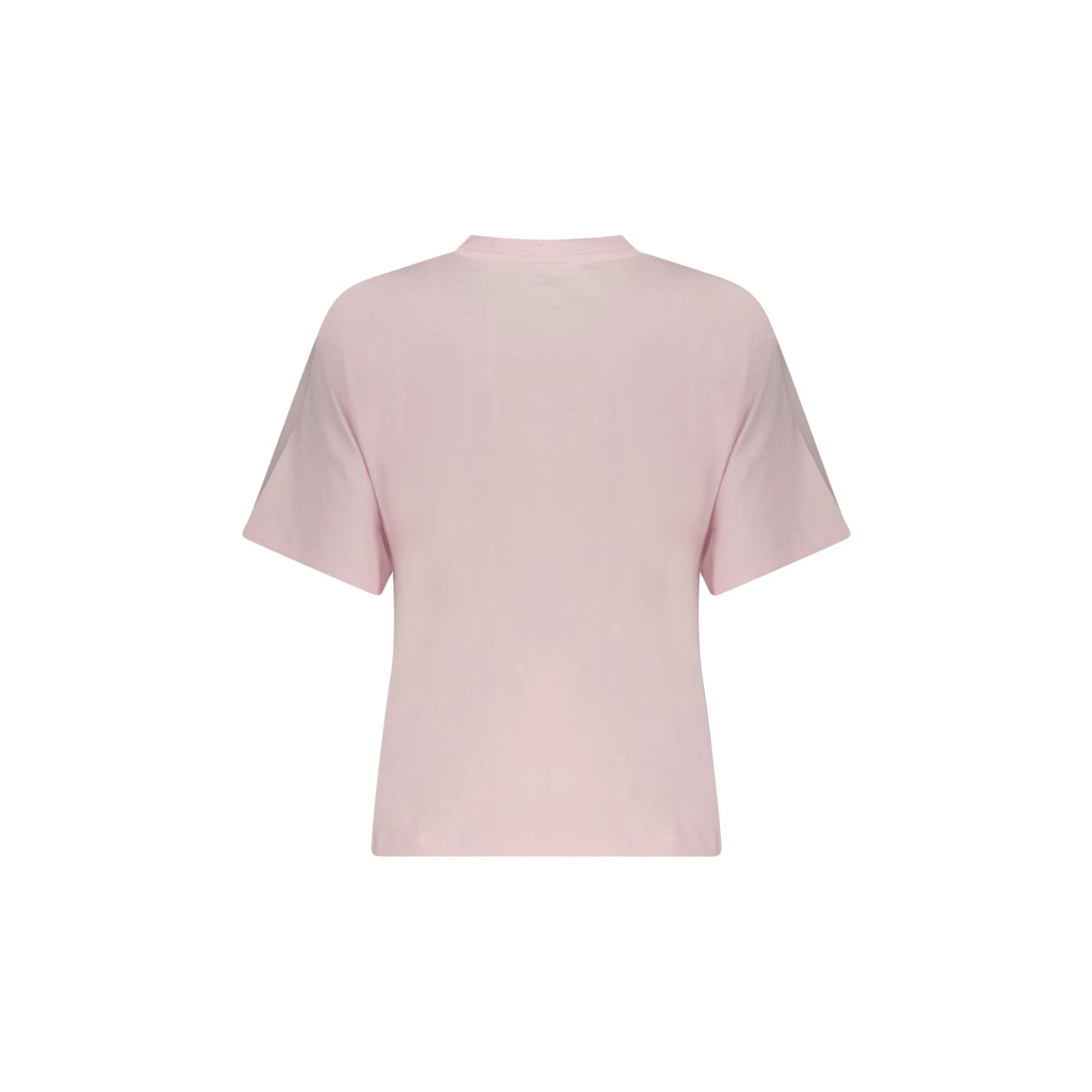 GUESS JEANS T-SHIRT MANICHE CORTE DONNA ROSA