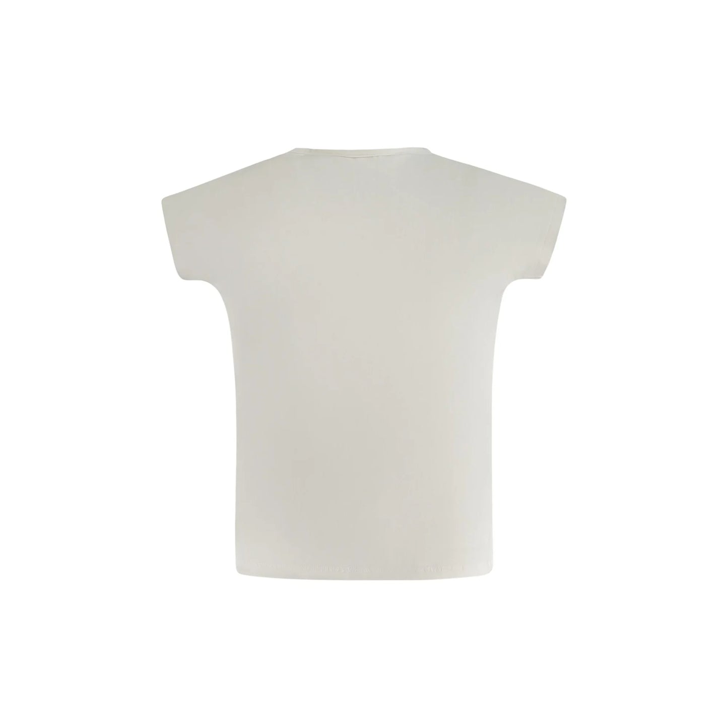 Guess Jeans T-Shirt Maniche Corte Bambina Bianca Stampa bambino bianco - vista 2