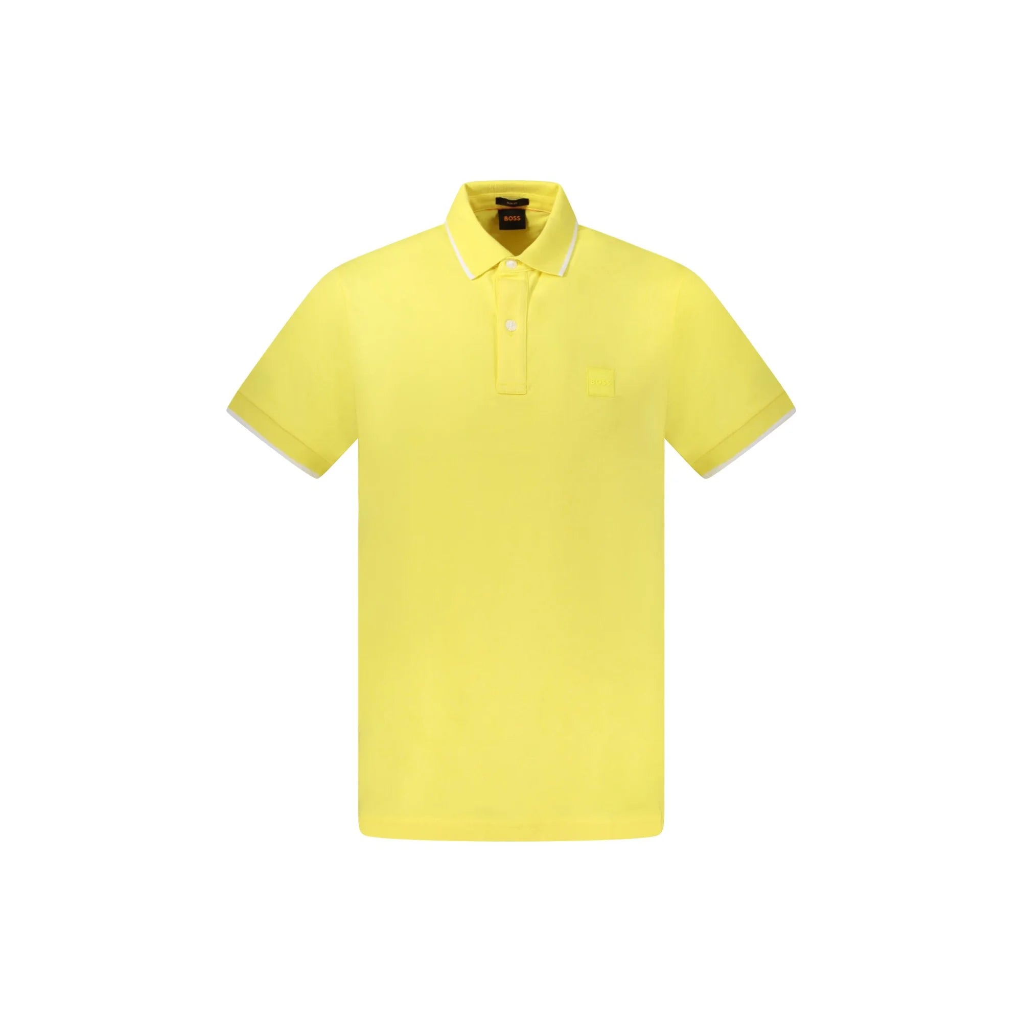 HUGO BOSS POLO MANICHE CORTE UOMO GIALLO