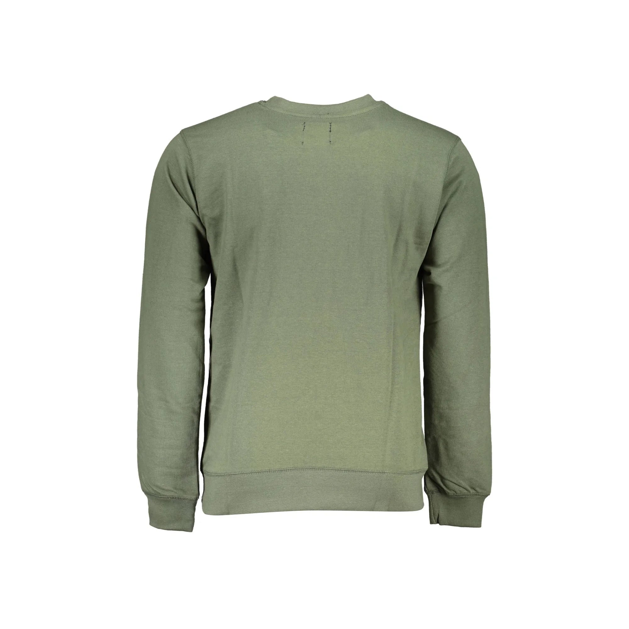 GIAN MARCO VENTURI FELPA SENZA ZIP UOMO VERDE