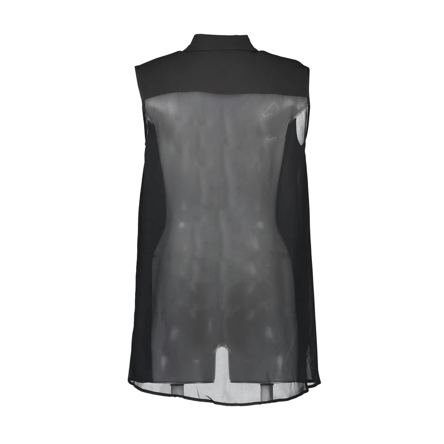 LOVE MOSCHINO CAMICIA SENZA MANICHE DONNA NERO