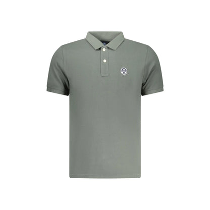 North Sails Polo Maniche Corte Uomo Verde Logo - foto prodotto