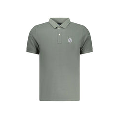 North Sails Polo Maniche Corte Uomo Verde Logo
