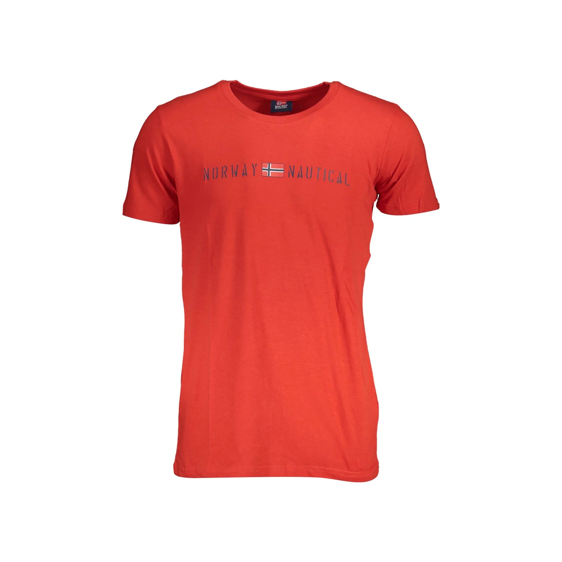 Norway 1963 T-Shirt Maniche Corte Uomo Rossa Stampa Rosso - foto prodotto