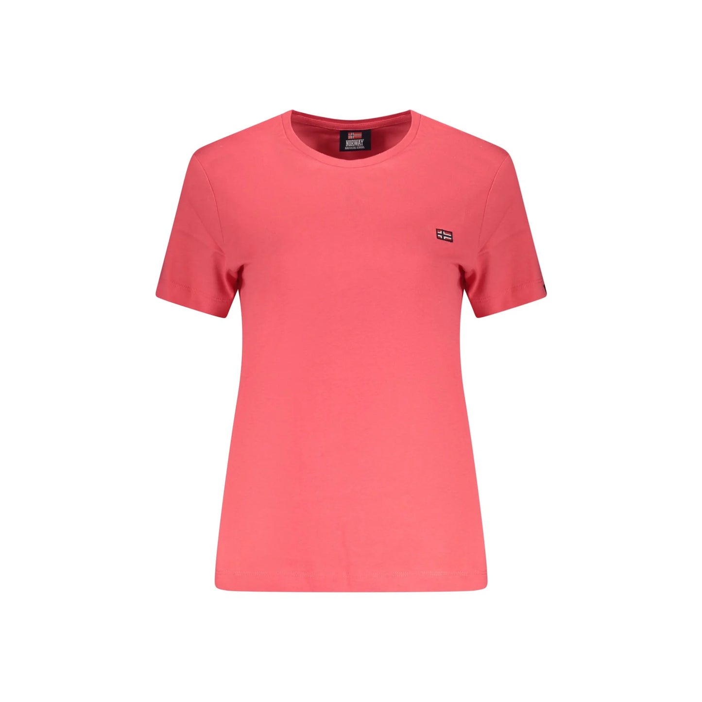 NORWAY 1963 T-SHIRT MANICHE CORTE DONNA ROSA