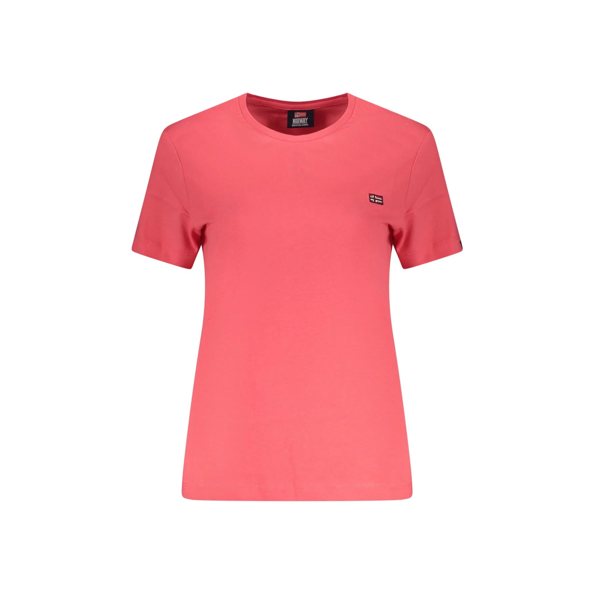 NORWAY 1963 T-SHIRT MANICHE CORTE DONNA ROSA