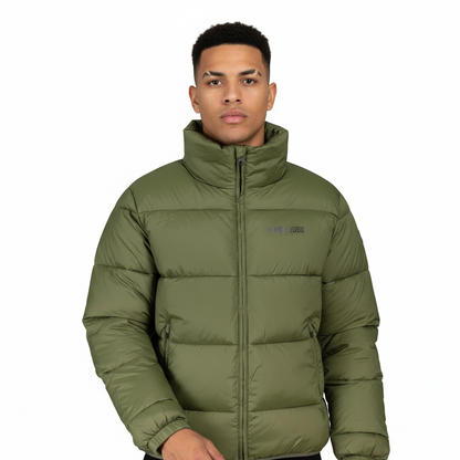 Napapijri Giubbotto Uomo Verde Regular Fit con Tasche Giubbotti e Giacche - vista 3