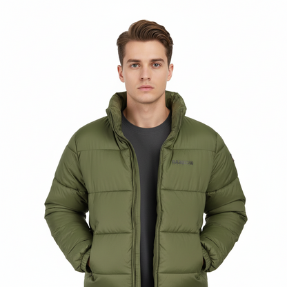 Napapijri Giubbotto Uomo Verde Regular Fit con Tasche Giubbotti e Giacche - vista 4