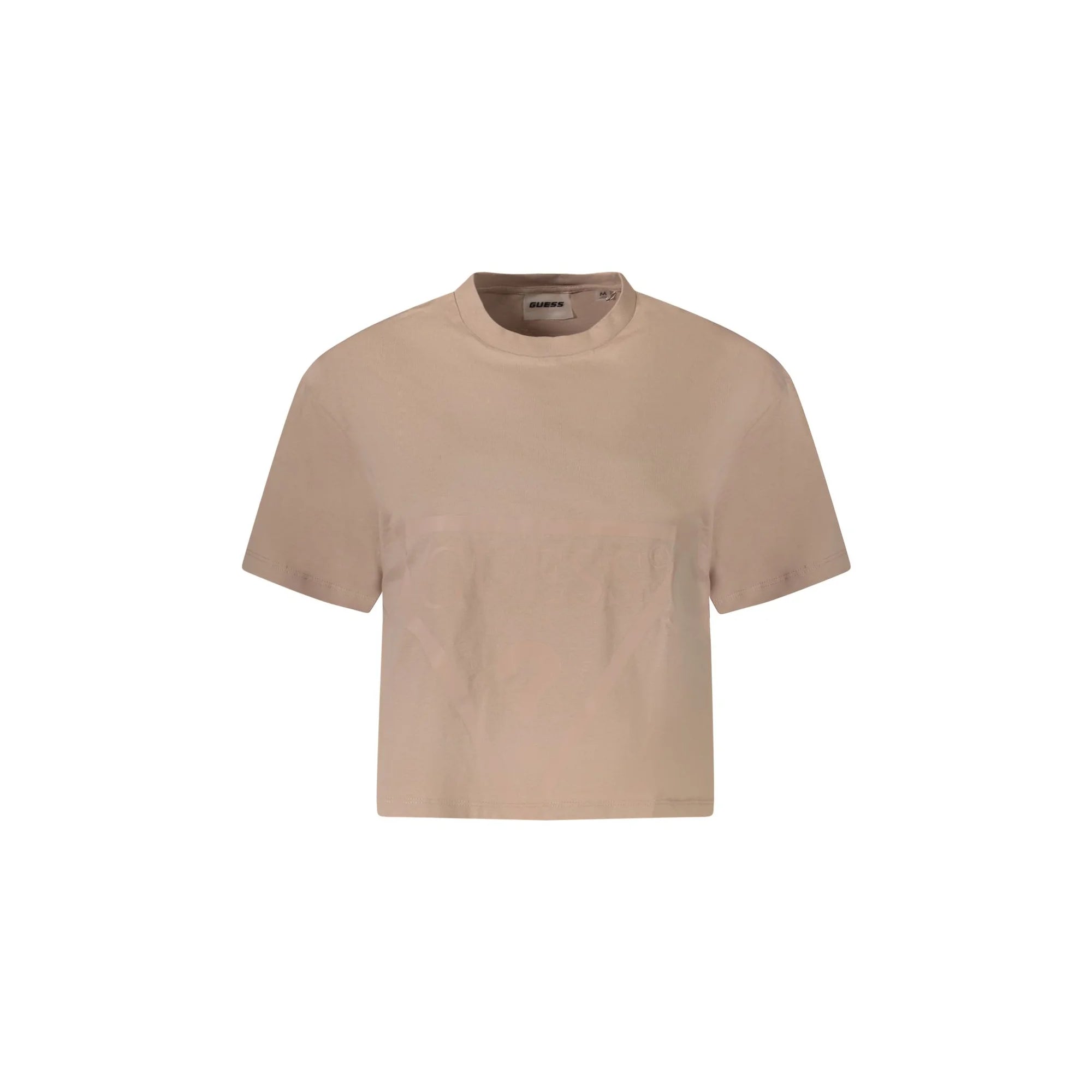 GUESS JEANS T-SHIRT MANICHE CORTE DONNA ROSA