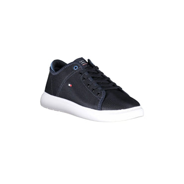 Tommy Hilfiger Sneakers Uomo Blu Dettagli a Contrasto - vista 2