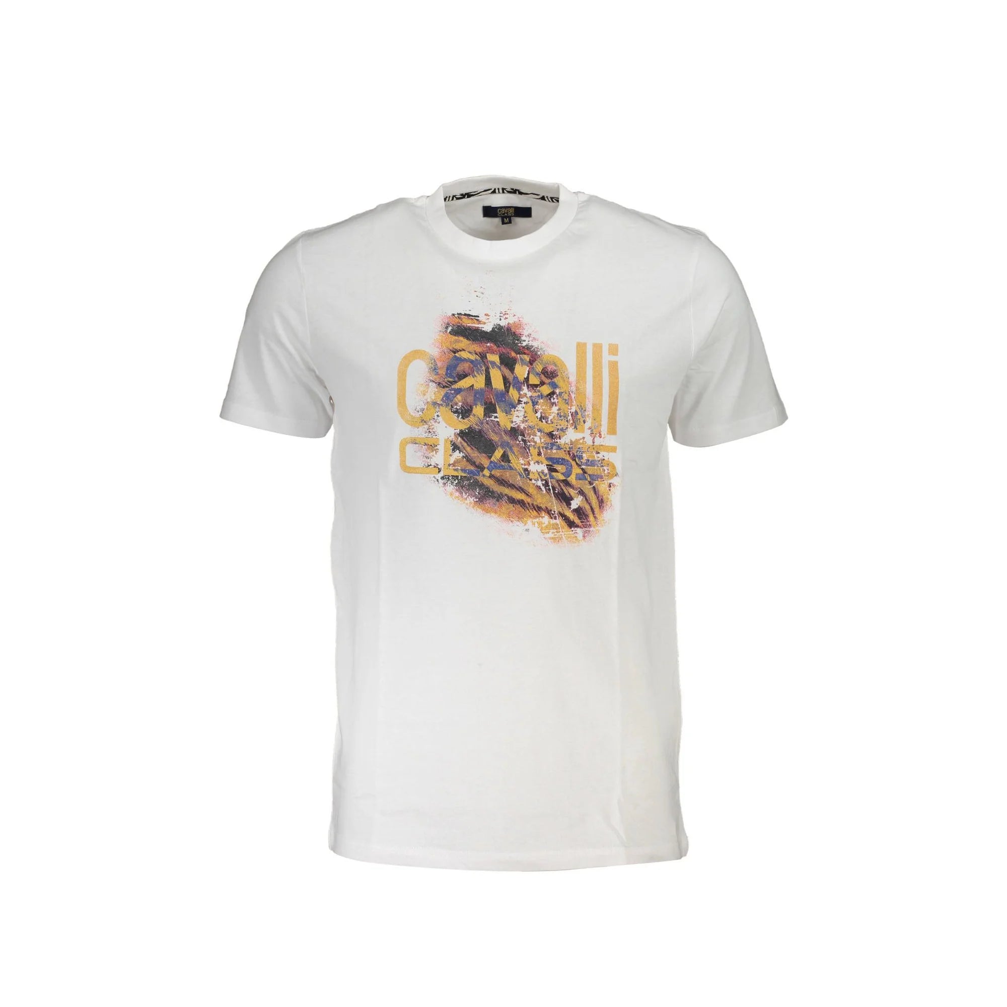 CAVALLI CLASS T-SHIRT MANICHE CORTE UOMO BIANCO
