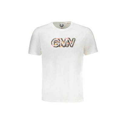 Gian Marco Venturi T-Shirt Maniche Corte Uomo Bianca Stampa Logo Bianco - foto prodotto