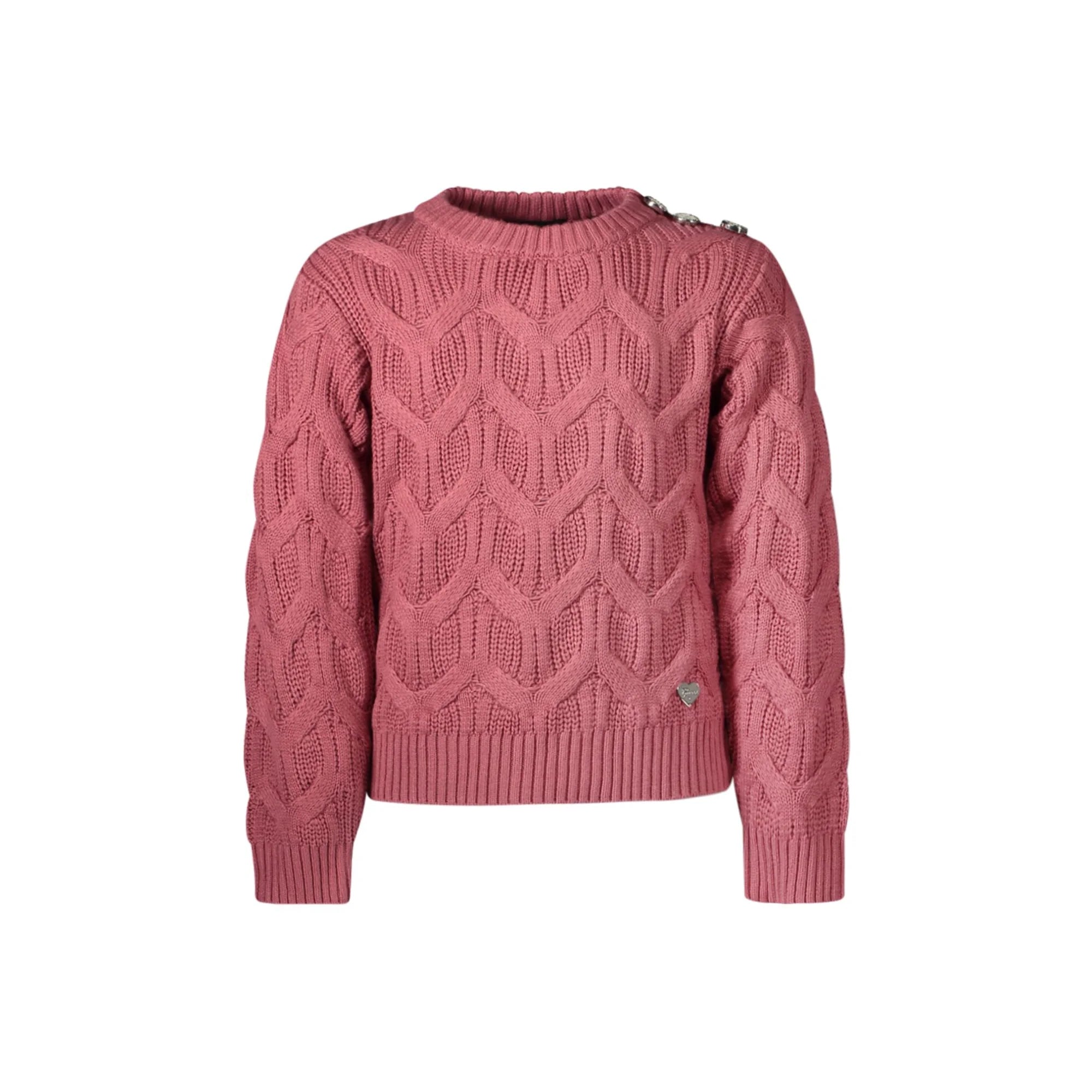 Guess Jeans Maglione Bambina Rosa Logo Maglie bambino - foto prodotto
