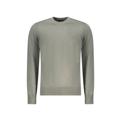 Boss Maglia Uomo Verde Logo