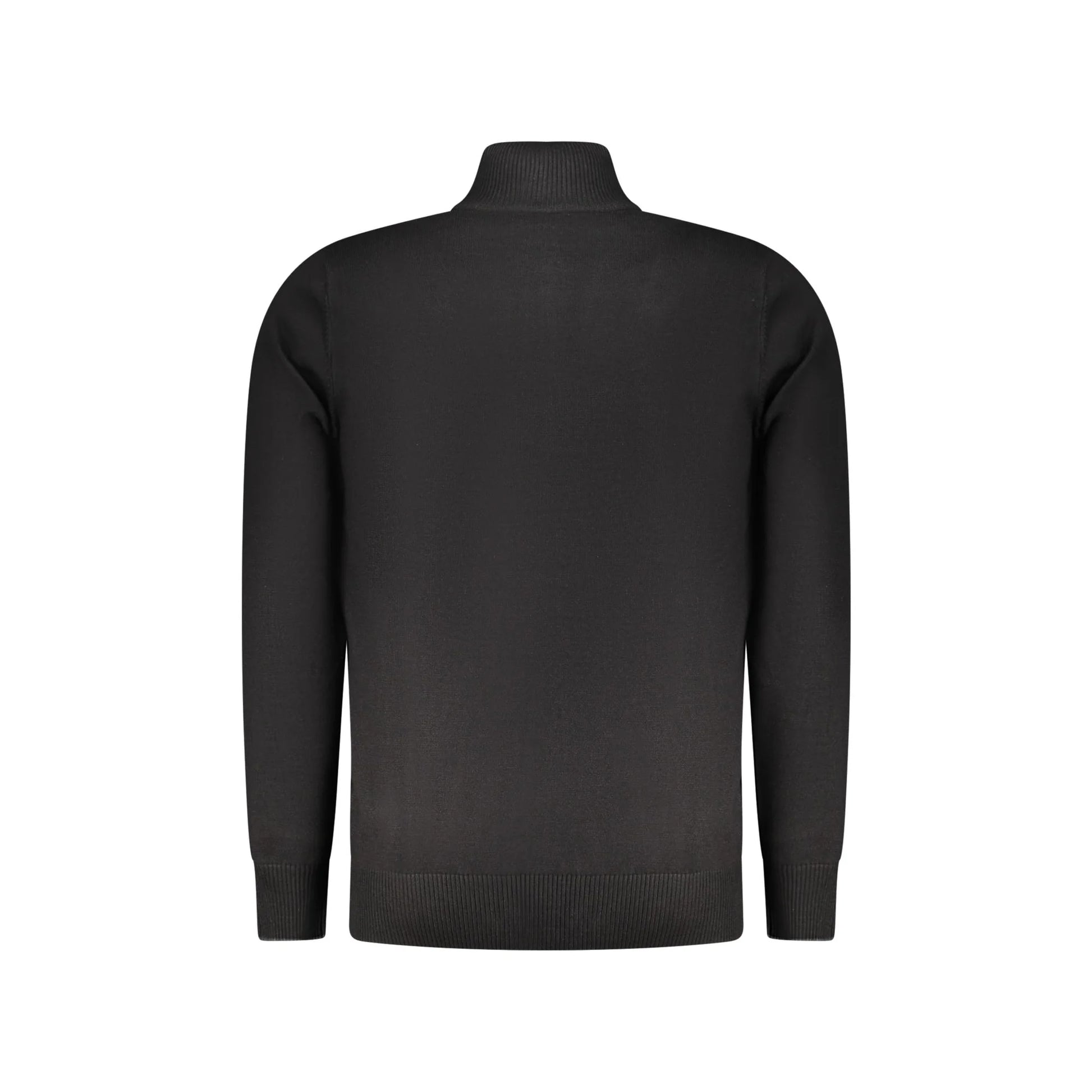 Coveri Moving Maglia Uomo Nera Mezza Zip Ricamo Maglie nero - vista 2