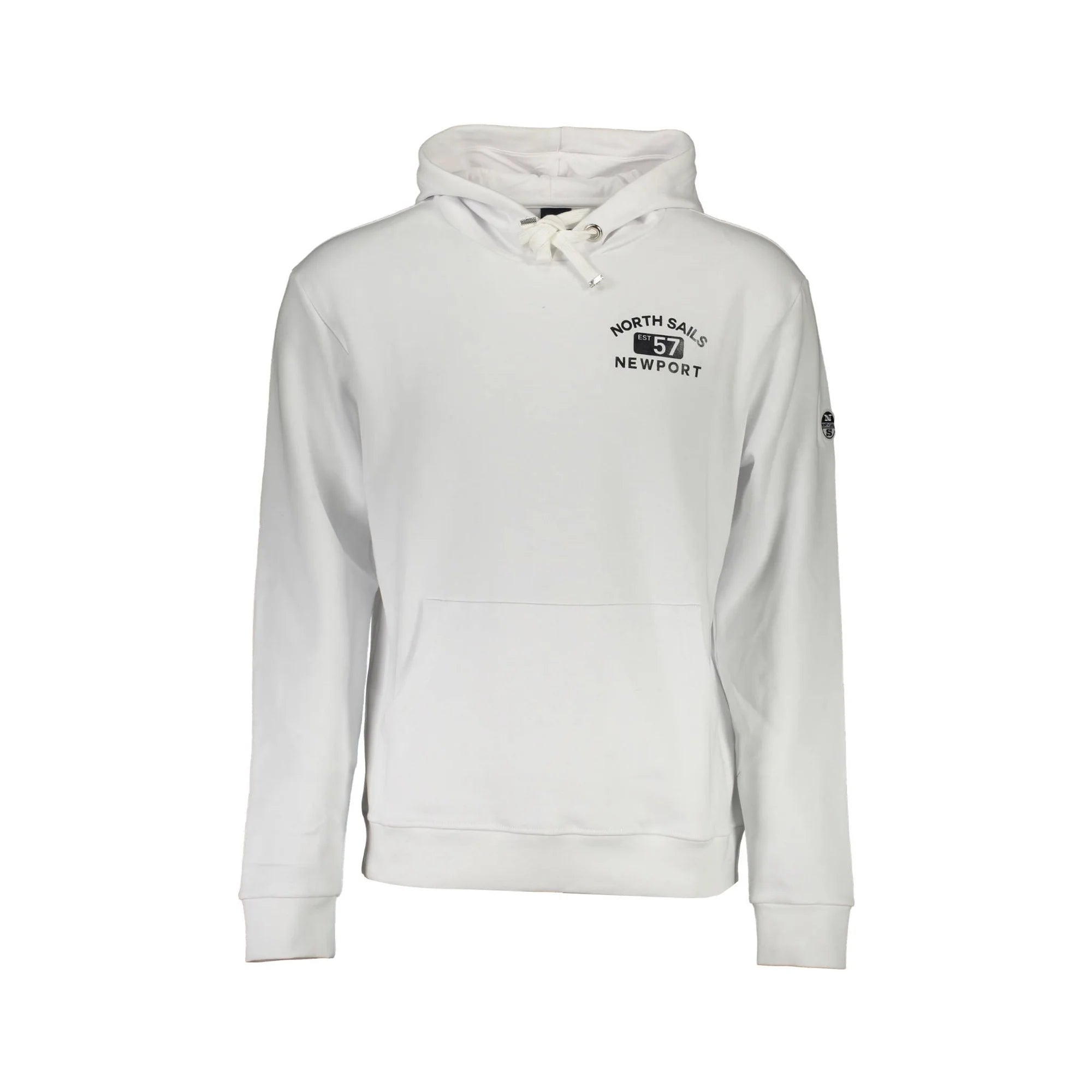 NORTH SAILS FELPA SENZA ZIP UOMO BIANCO