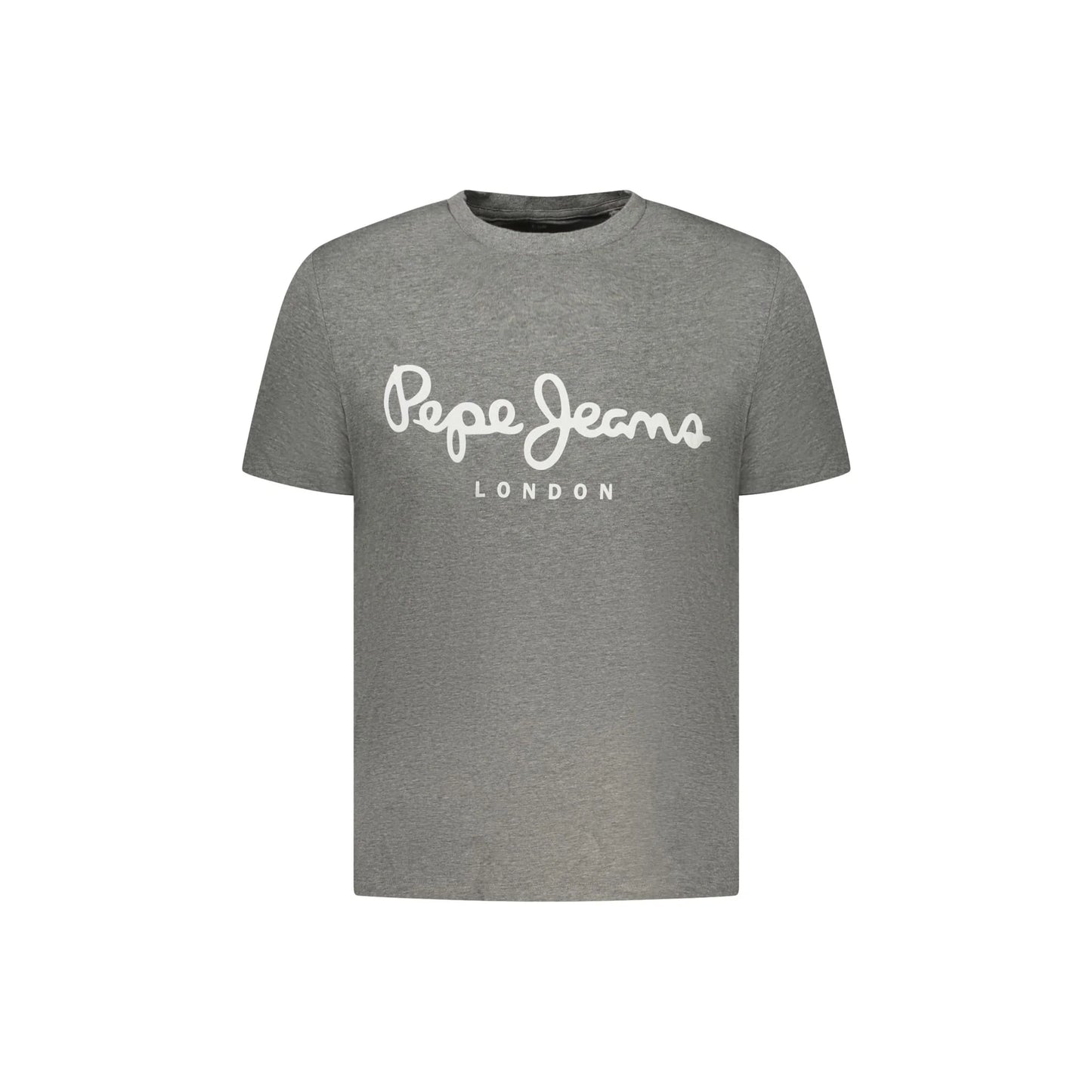 Pepe Jeans T-Shirt Maniche Corte Uomo Grigia Stampa Logo Grigio - foto prodotto