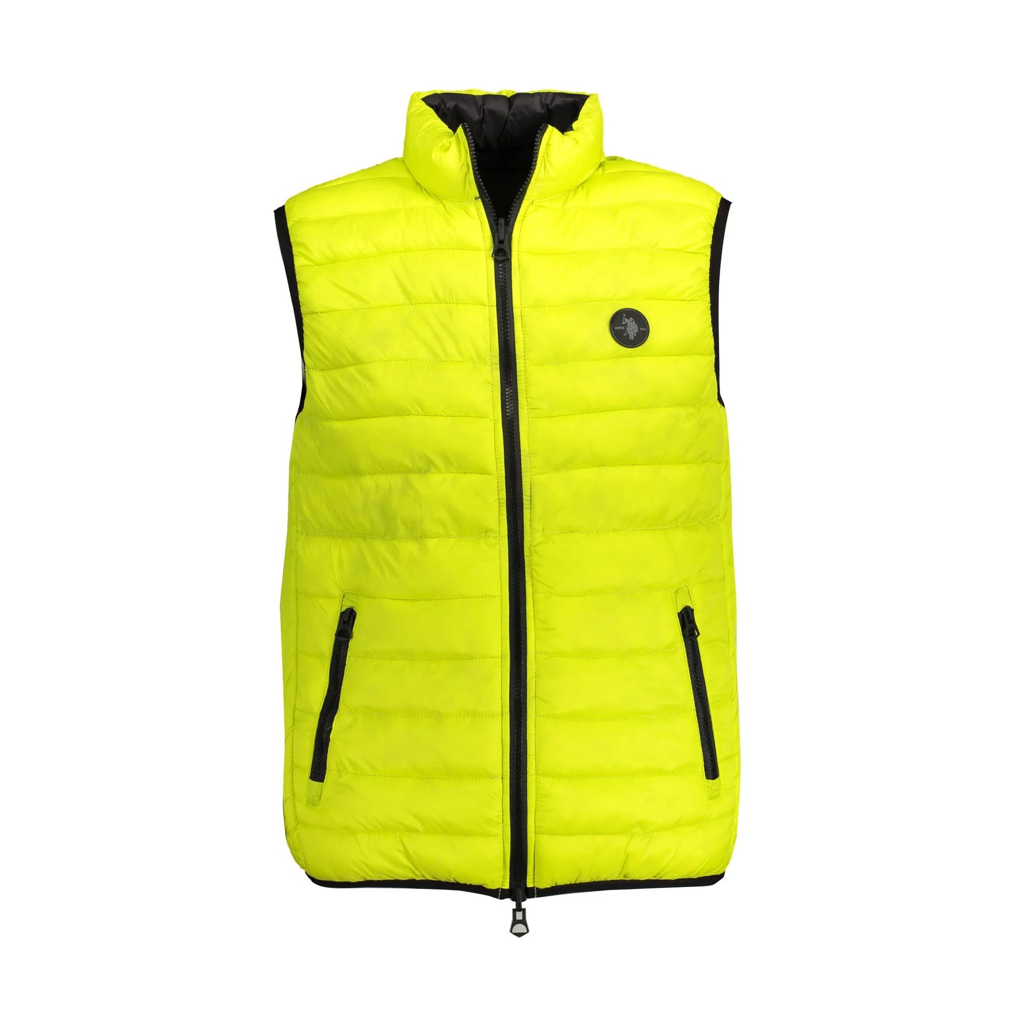 U.S. POLO SMANICATO UOMO GIALLO