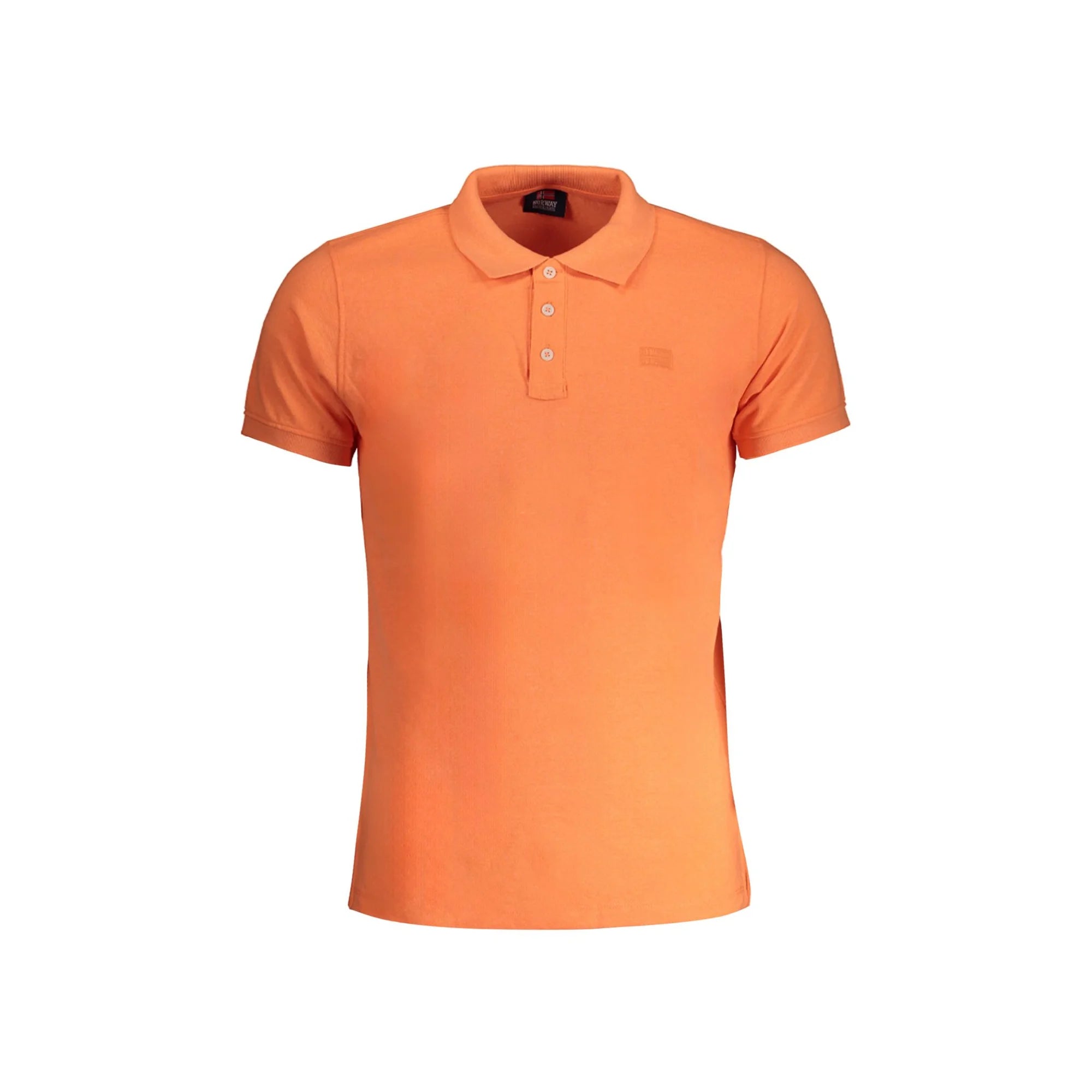 NORWAY 1963 POLO MANICHE CORTE UOMO ARANCIO