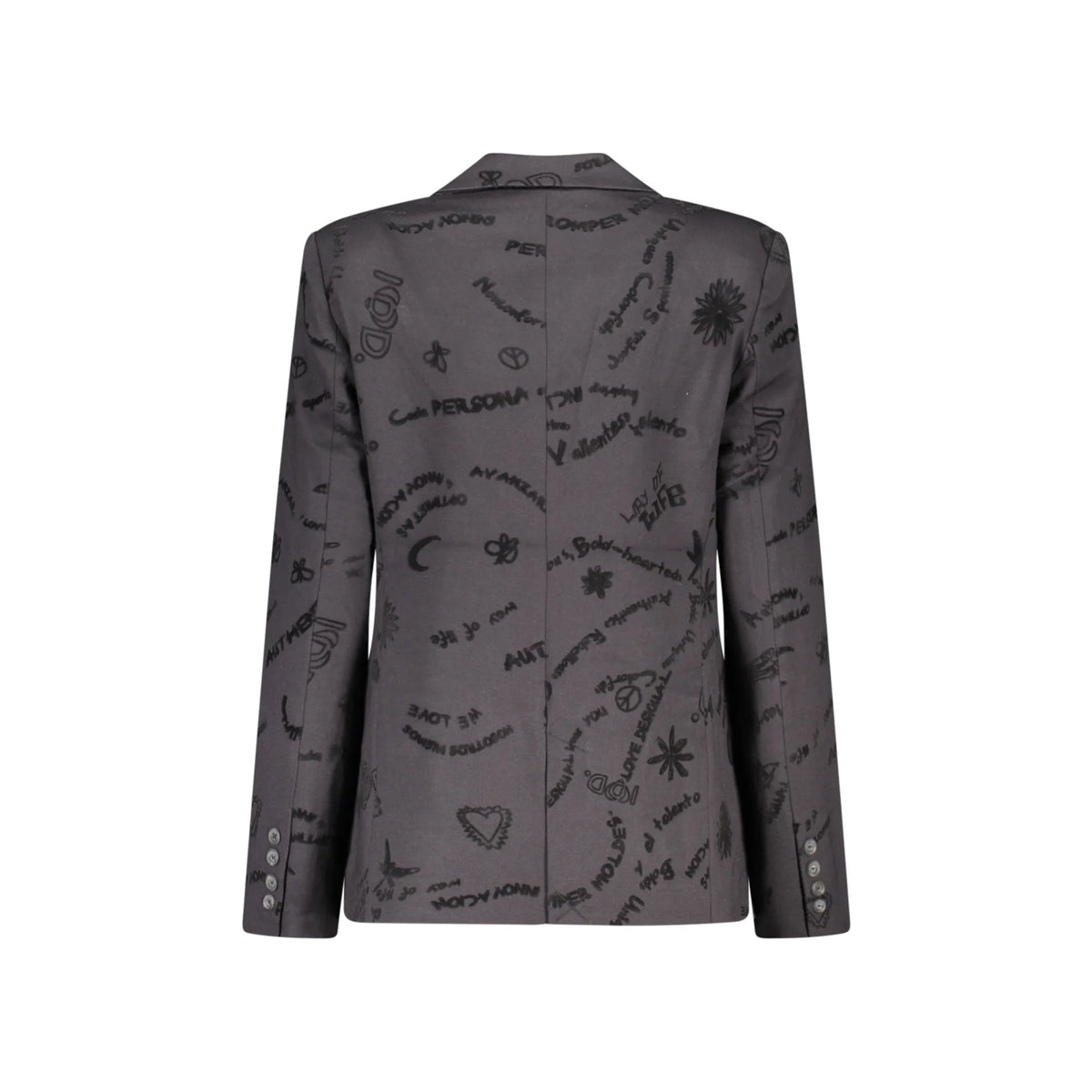 DESIGUAL GIACCA CLASSICA DONNA NERO