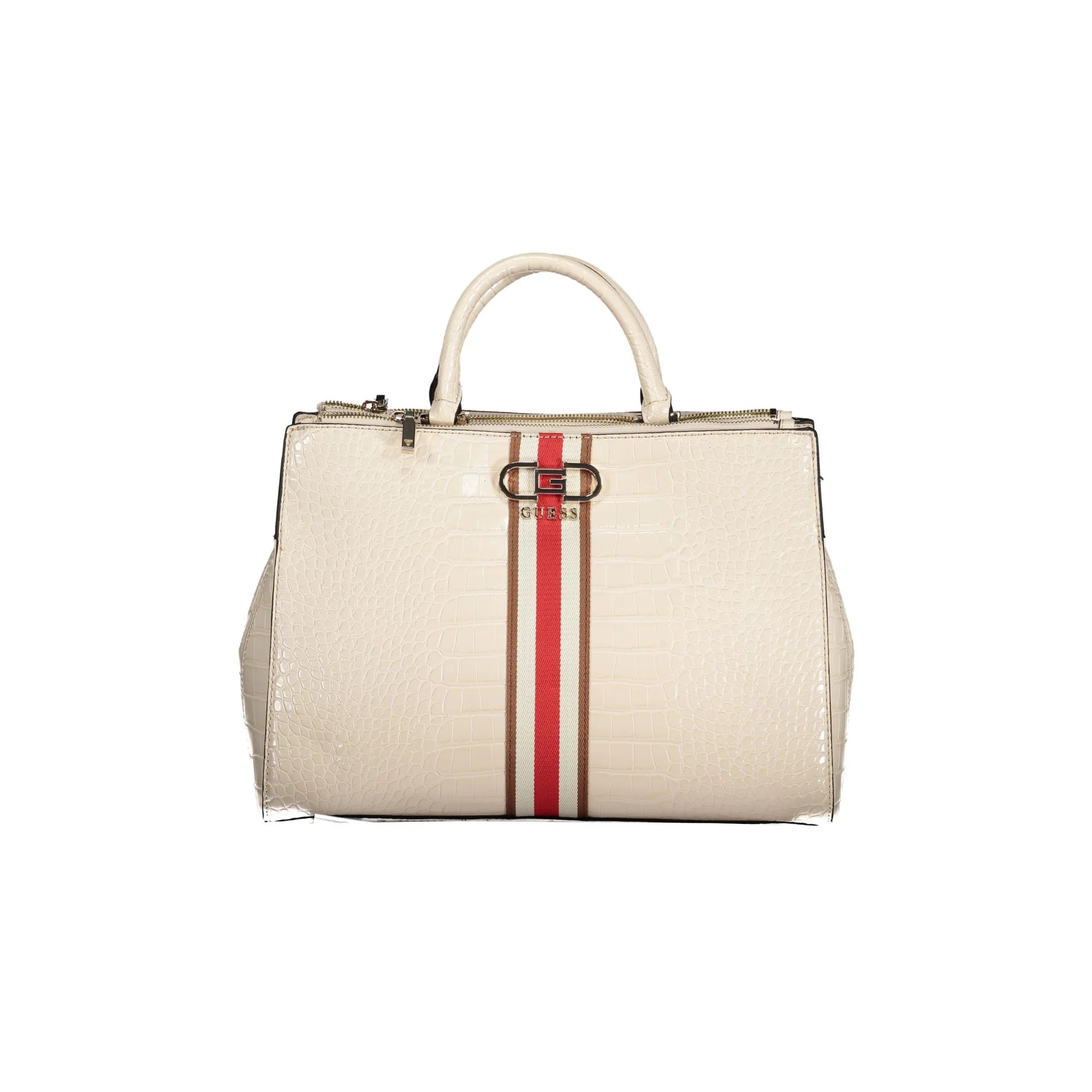 GUESS JEANS Borsa Donna Nelka Beige con Tracolla e Piedini Borse - foto prodotto