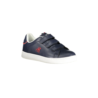 U.S. Grand Sneakers Uomo Blu Strap Dettagli a Contrasto - vista 2