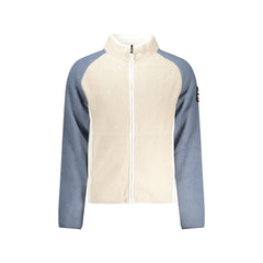 Norway 1963 Sweat Homme Beige avec Fermeture Éclair Pile Broderie Logo