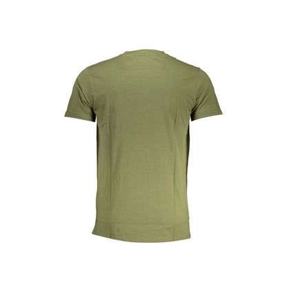 Cavalli Class T-Shirt Maniche Corte Uomo Verde Stampa - vista 2