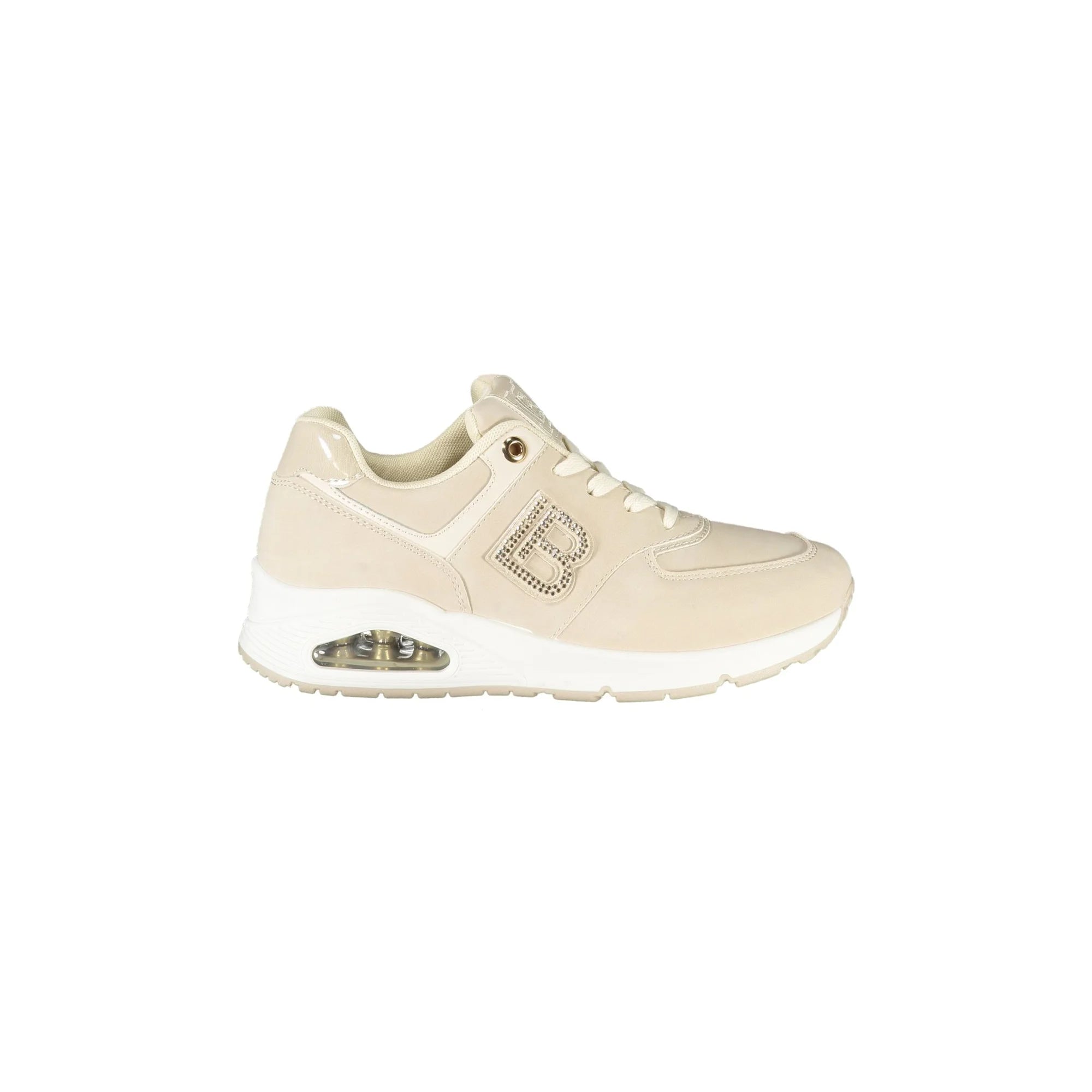 LAURA BIAGIOTTI Sneakers Donna Beige con Lacci e Strass - foto prodotto