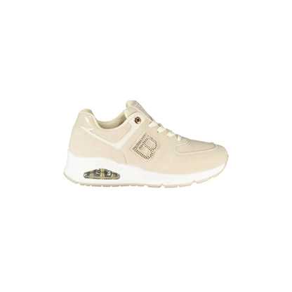 LAURA BIAGIOTTI Sneakers Donna Beige con Lacci e Strass - foto prodotto