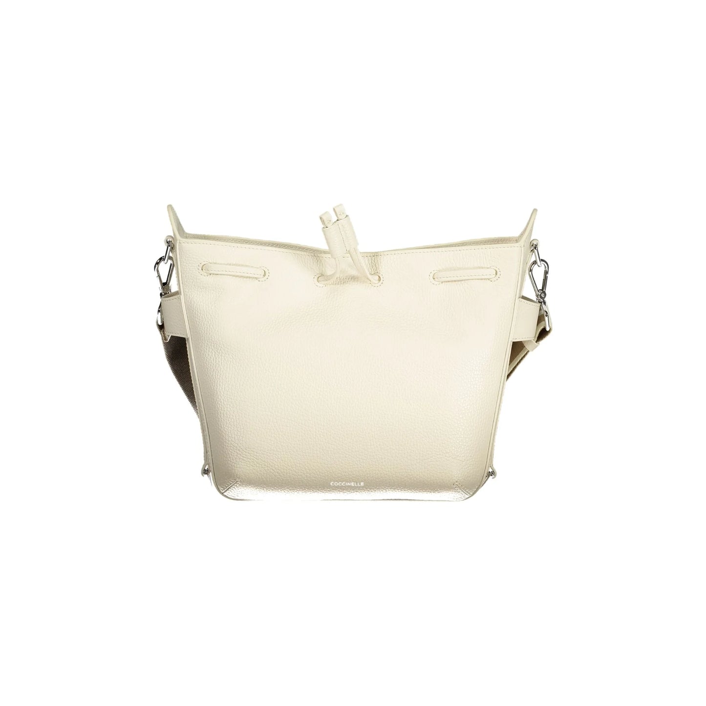 Coccinelle Borsa a Tracolla Pelle Donna Bianca Chiusura a Coulisse Borse Bianco - foto prodotto