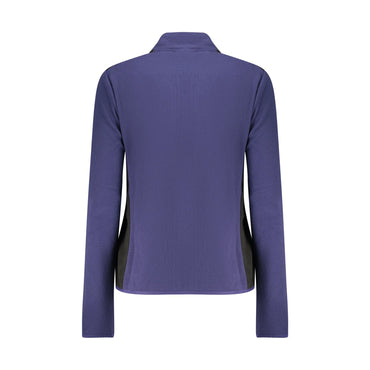 Norway 1963 Felpa Donna Blu con Zip Pile Logo Felpe - vista 2