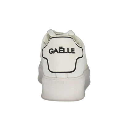 GAELLE PARIS Scarpe Sneakers Uomo Bianche con Dettagli a Contrasto bianco - vista 3