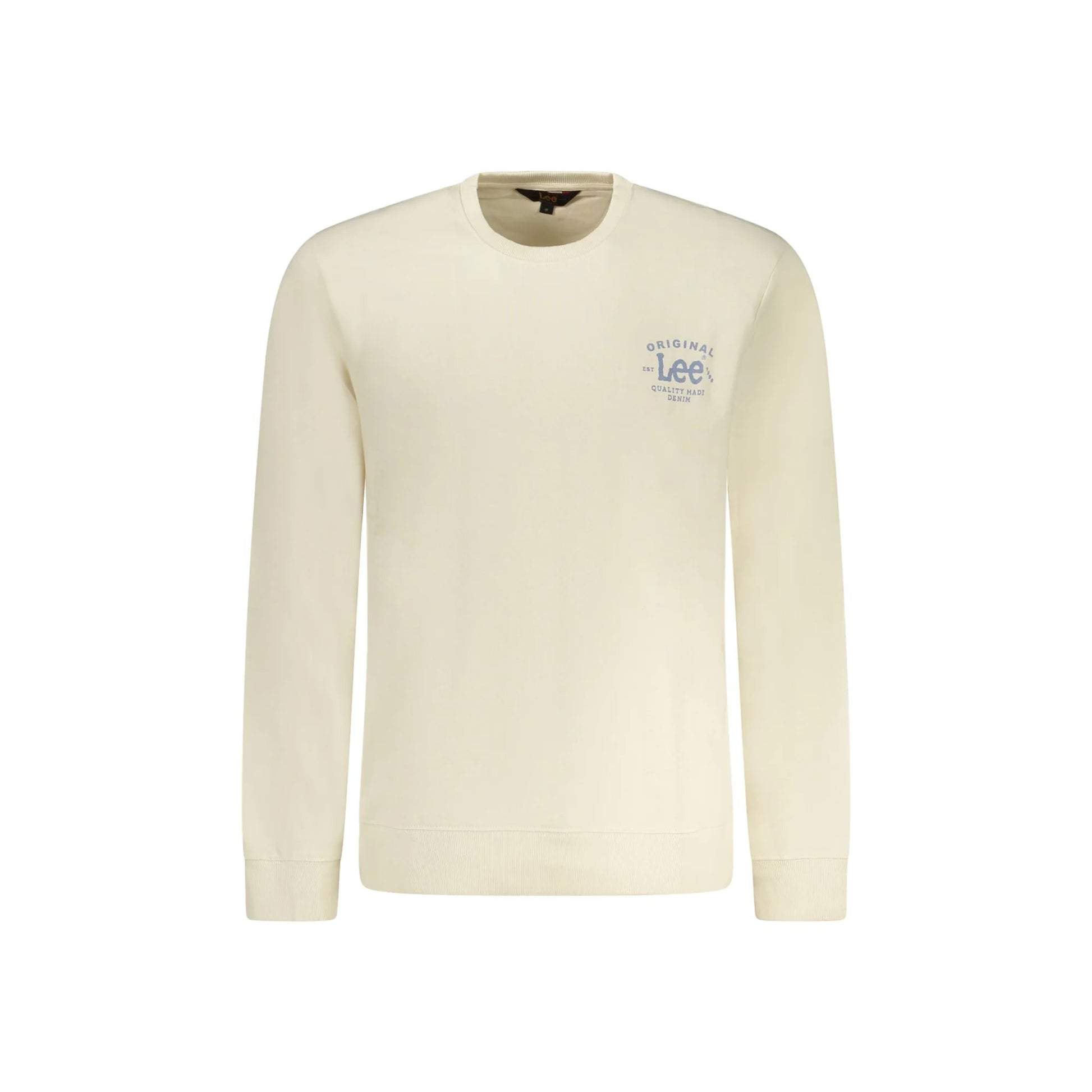 Lee Felpa Maniche Lunghe Uomo Beige Stampa Logo Felpe - foto prodotto